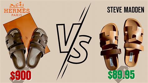 black sandals hermes dupe|hermes sandals vs steve madden.